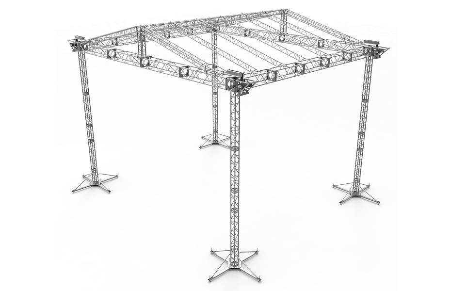 Motorized Truss roof system 2 falls